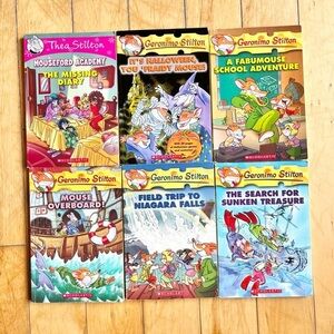 Geronimo Stilton Scholastic Books Lot Bundle